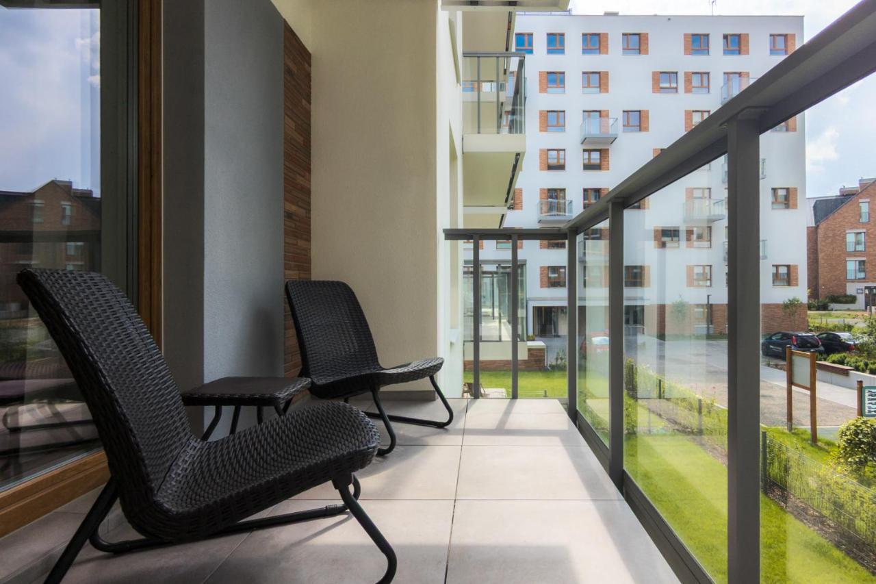 Bright & Stylish Apartment With Balcony 1,5 Km To Gdansk Main City By Noclegi Renters المظهر الخارجي الصورة